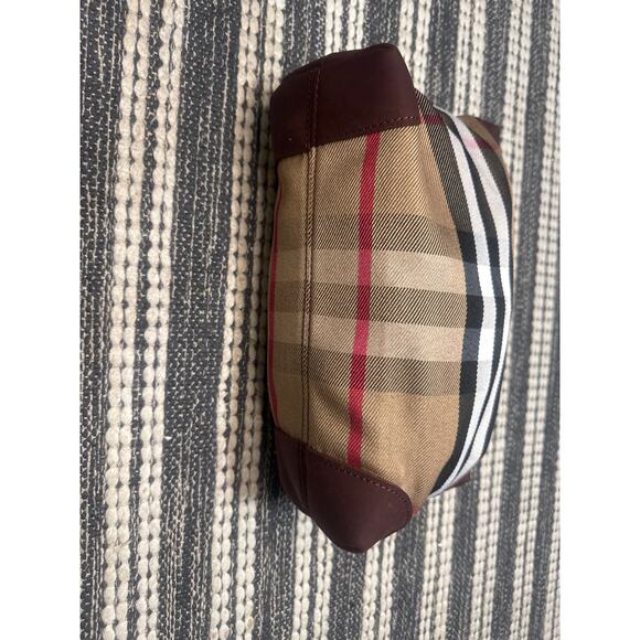 Jack & Chris Travel Bag Leather Plaid For MakeupToiletries Intimates Fall Colors - Picture 4 of 7